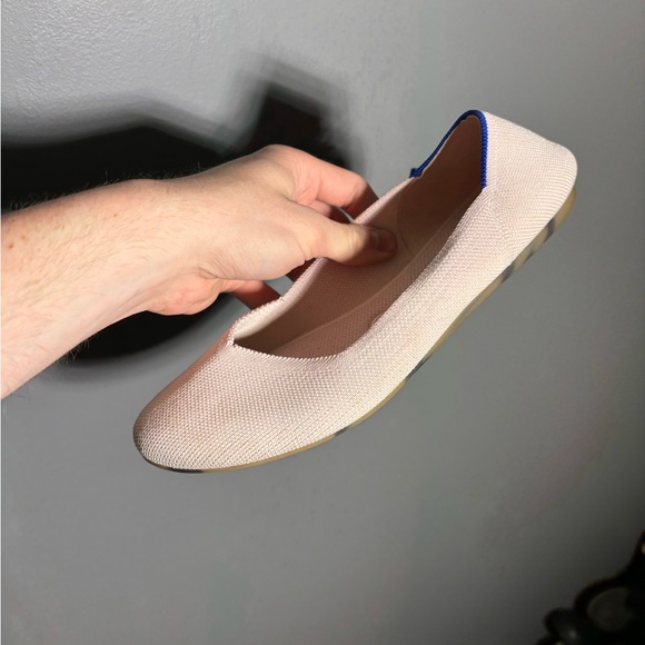 Rothy’s Blush Pink Rounded Toe Flats Womens Size 8.5 - Picture 2 of 8